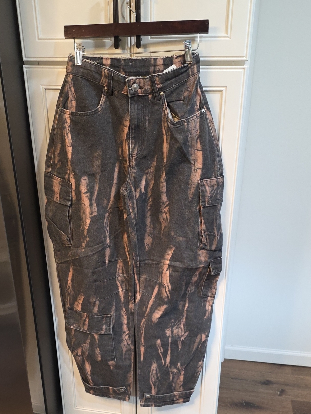 Bershka Cargo Jeans Nwot Sample Size 36